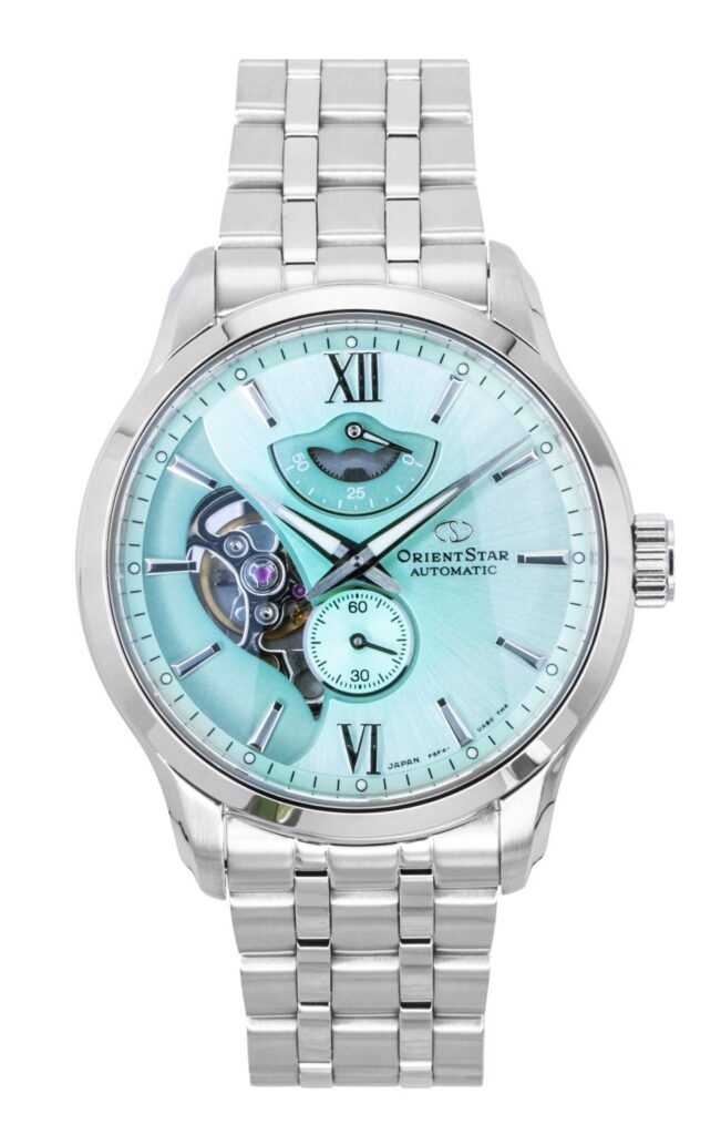 Orient Star Open Heart Mint Green Edición Limitada