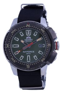 Orient M-Force Green Dial Stainless Steel Automatic Diver's