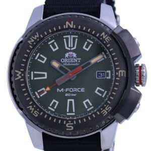 Orient M-Force Green Dial Stainless Steel Automatic Diver's