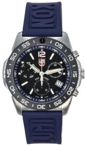 Luminox Pacific Diver Chronograph Navy Rubber Strap Black Dial Swiss Quartz Diver's