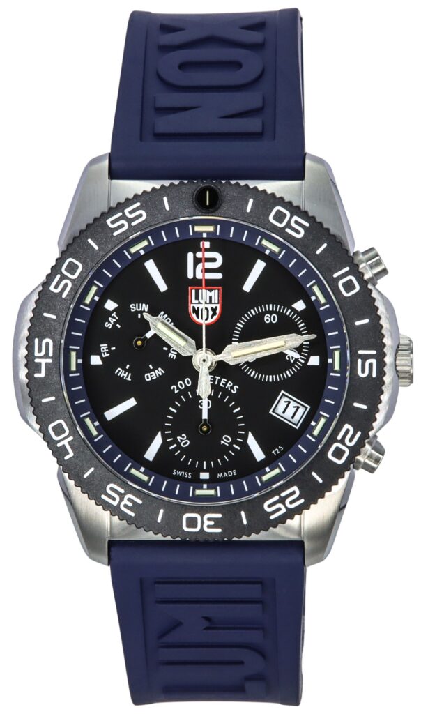 Luminox Pacific Diver Chronograph Navy Rubber Strap Black Dial Swiss Quartz Diver's
