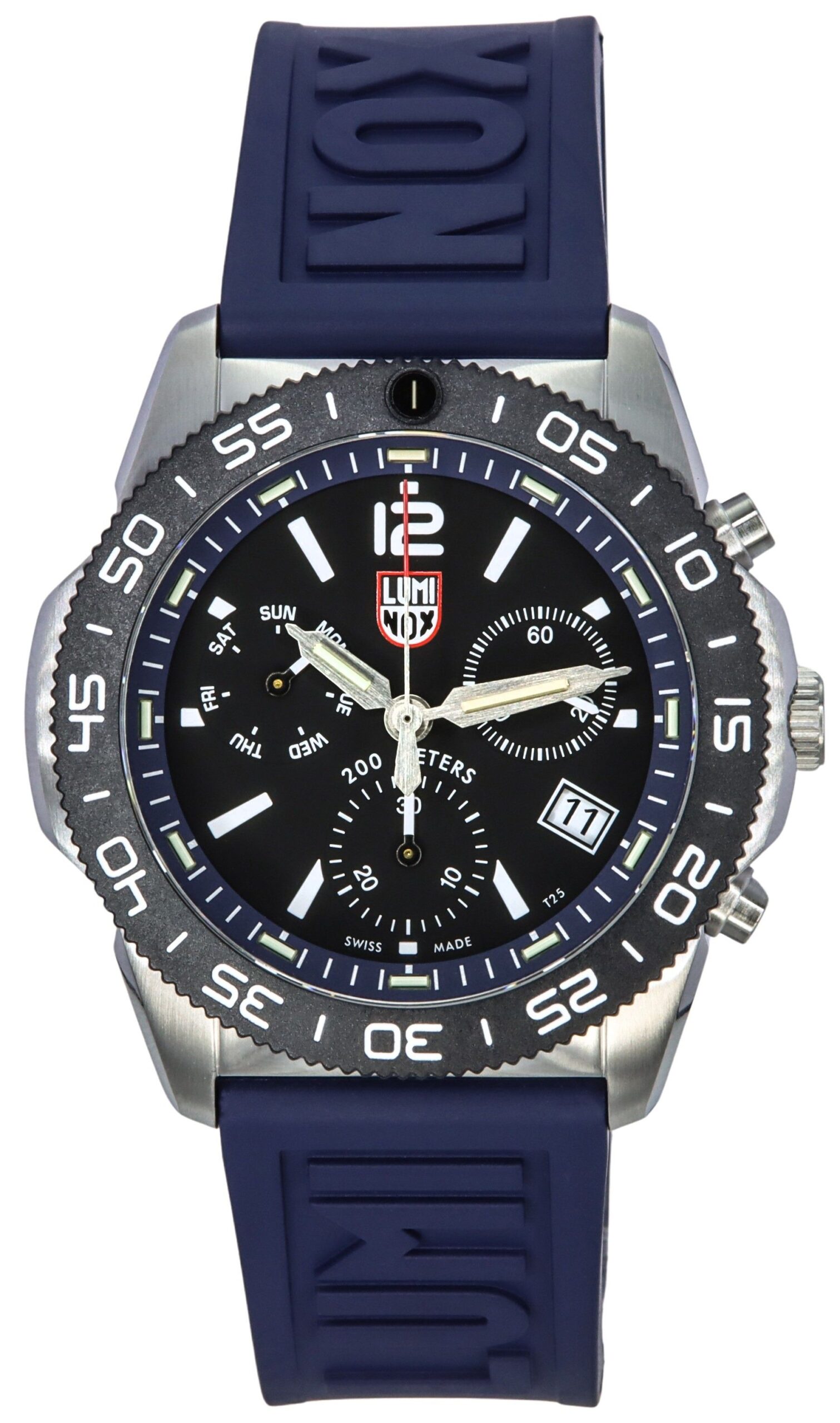 Luminox Pacific Diver Chronograph Navy Rubber Strap Black Dial Swiss Quartz Diver's